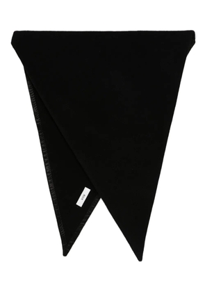 Rier triangular scarf - Black