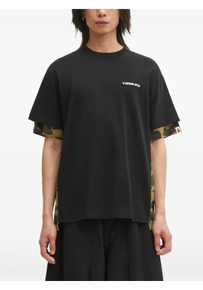 A BATHING APE® 1st Camo Heavy Washed Blocking T-shirt - Black