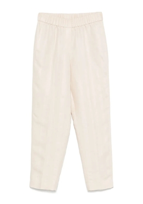 Peserico interlock-twill trousers - Neutrals