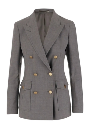 Tagliatore double-breasted blazer - Grey