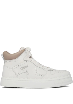 Chloé perforated-detail sneakers - White