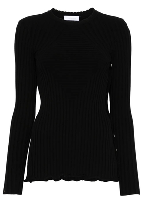 Rabanne ribbed sweater - Black