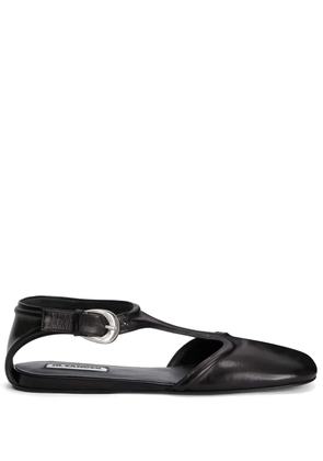 Jil Sander Mary Jane ballerina shoes - Black