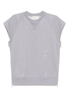 Setchu logo-embroidered vest - Grey
