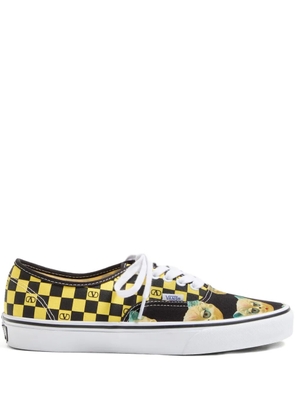 Valentino Garavani x Vans checkerboard-print sneakers - Black
