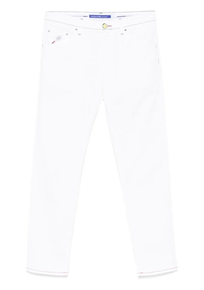 Jacob Cohën pocket-square jeans - White