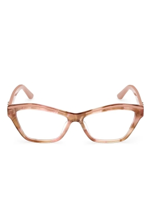GUESS EYEWEAR geometric-frame glasses - Pink