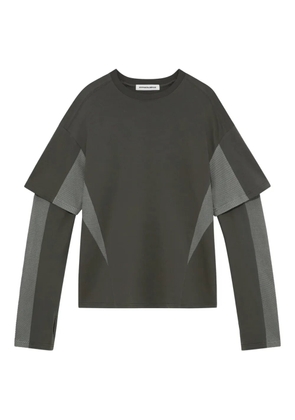 FFFPOSTALSERVICE layered long-sleeve T-shirt - Grey