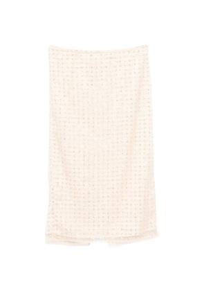STAUD embellished skirt - Neutrals