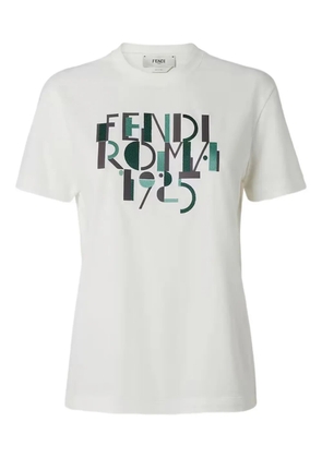 FENDI logo T-shirt - White