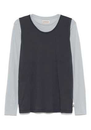 Carrer Doria double-layer T-shirt (two-pieces) - Blue