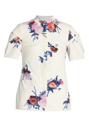 ERDEM floral-print shirt - White