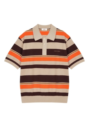TOMBOY striped polo shirt - Neutrals