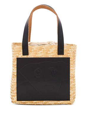Plan C mini shopper bag - Neutrals