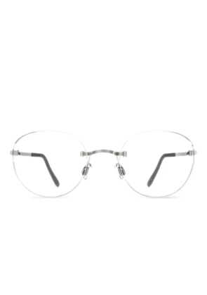Blackfin Aero A-M round frame glasses - Silver