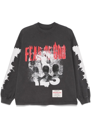 RRR123 x Fear of God Look, it´s the enemy sweatshirt - Grey