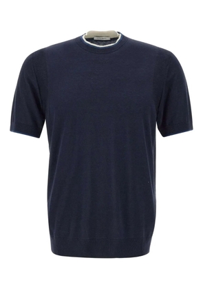 Paolo Pecora silk-blend T-shirt - Blue