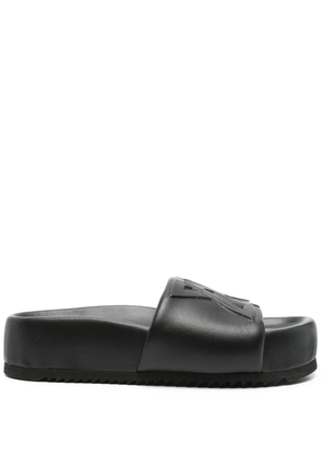 Vic Matie leather slides - Black