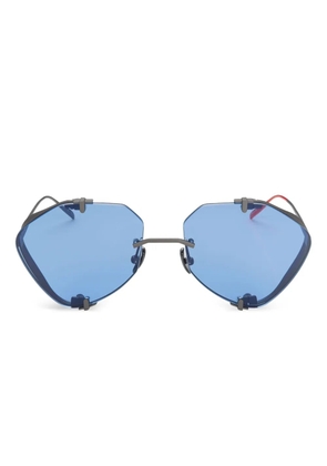 Vysen Eyewear The Khoid geometric-frame sunglasses - Grey