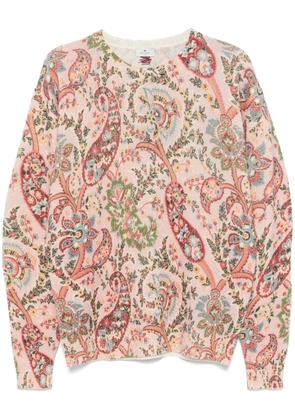 ETRO paisley-print sweater - Pink