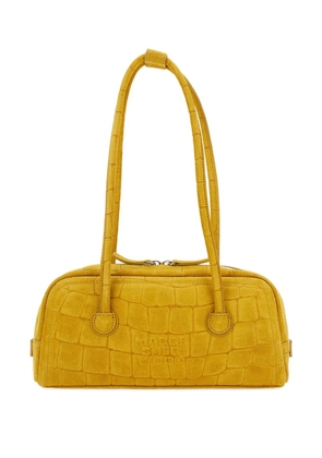 Marge Sherwood Boston crocodile-embossed shoulder bag - Yellow