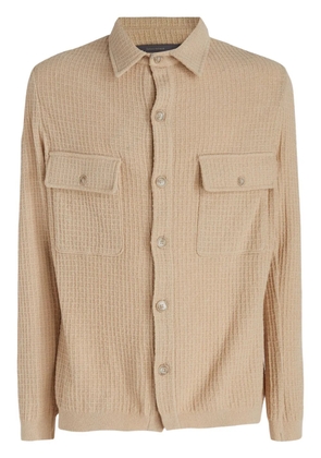 SUNHOUSE waffle shirt - Neutrals