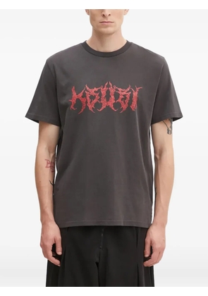 Ksubi Sabbath Kash logo graphic t-shirt - Grey