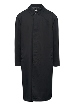 MM6 Maison Margiela zip-detail cotton trench coat - Black
