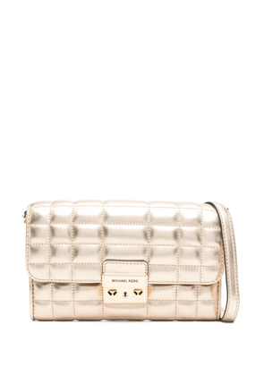 Michael Kors large Tribeca leather cross body bag - Gold