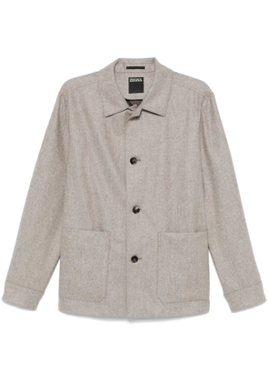 Zegna Alpe shirt jacket - Grey