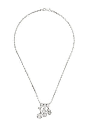 Roses Metals rose-pendants sterling-silver necklace