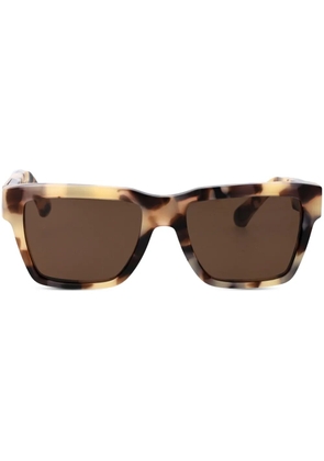 Dolce & Gabbana Eyewear tortoiseshell-effect geometric-frame sunglasses - Brown