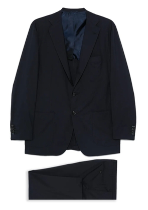 Kiton single-breasted suit - Blue