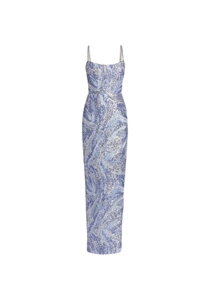 Bronx and Banco Dahlia maxi dress - Blue