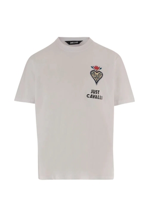 Just Cavalli short-sleeve heart-print T-shirt - White