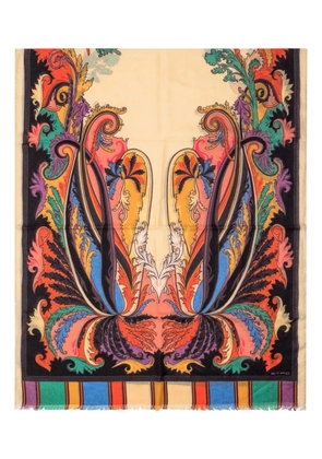 ETRO all-over printed scarf - Neutrals