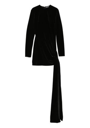 David Koma velvet mini dress - Black