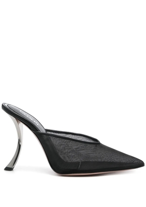 Gedebe 100mm Paris mules - Black