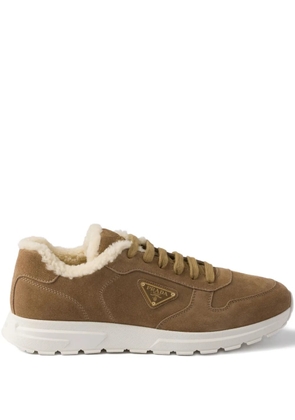 Prada Prax suede sneakers - Neutrals