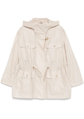 Fay hooded parka - Neutrals