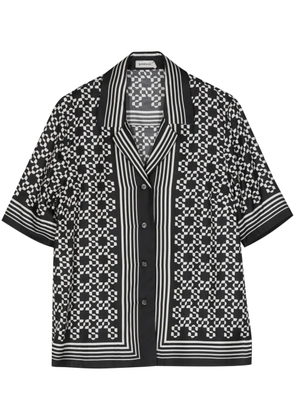 Simkhai Koda satin shirt - Black