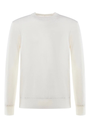 Eleventy crew-neck sweater - White