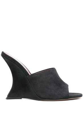 Paris Texas 105mm suede sandals - Black