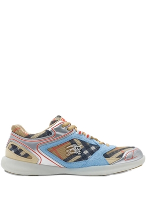 Burberry Check Matrix sneakers - Blue