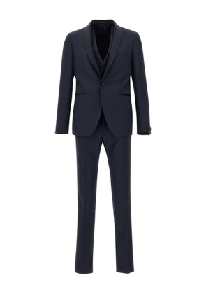 Tagliatore single-breasted three-piece suit - Blue