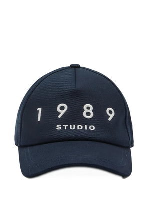 1989 STUDIO logo-embroidered cap - Blue