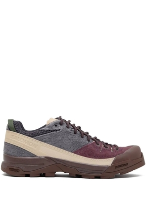 Salomon X-Alp suede leather sneakers - Red