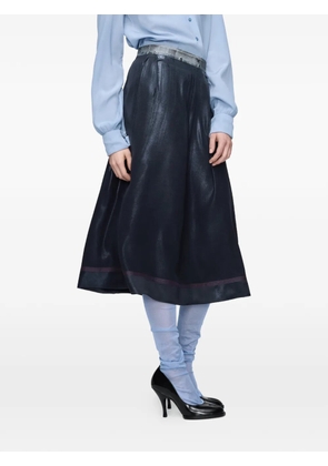 Maison Margiela textured midi skirt - Blue