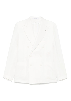 Tagliatore linen blazer - White