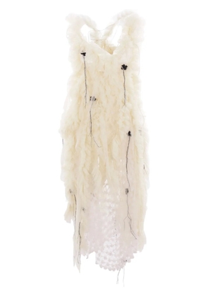 PAULINE DUJANCOURT silk-blend dress - Neutrals